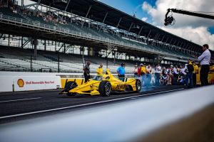 Scott McLaughlin during Indy 500 qualifying