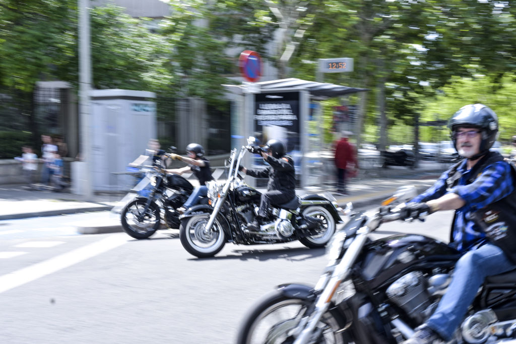 20th Edition Of The Harley-davidson Km0 Parade Kicks Off In Madrid