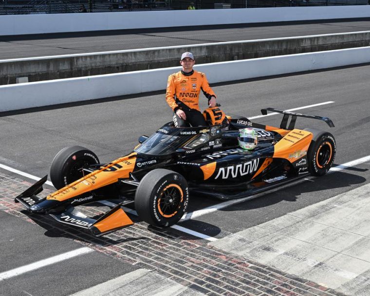 Pato O'Ward. Middle, Row 3 (232.584 mph)