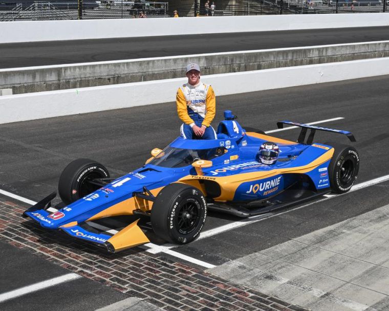 Kyffin Simpson. Outside, Row 6 (231.948 mph)