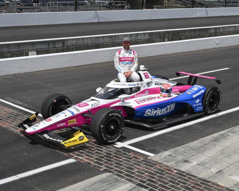 Felix Rosenqvist. Outside, Row 3 (232.305 mph)