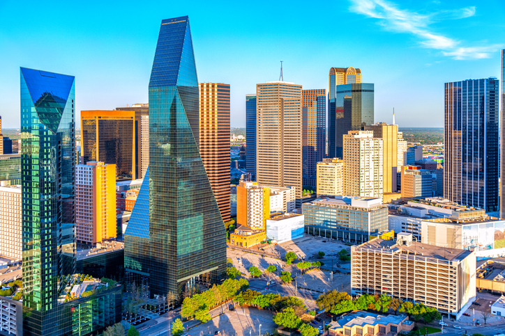Dallas Skyline Aerial