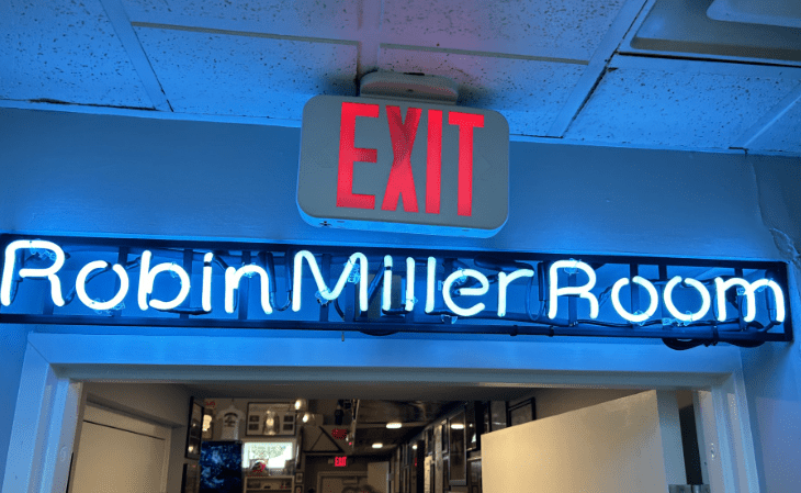 Robin Miller Room Neon Sign
