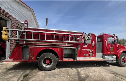 Fire Truck For Auction in Dana, Indiana