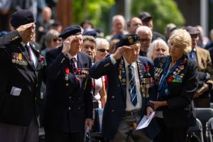 Royal British Legion Holds Service To Mark 80th Anniversary Of D-Day