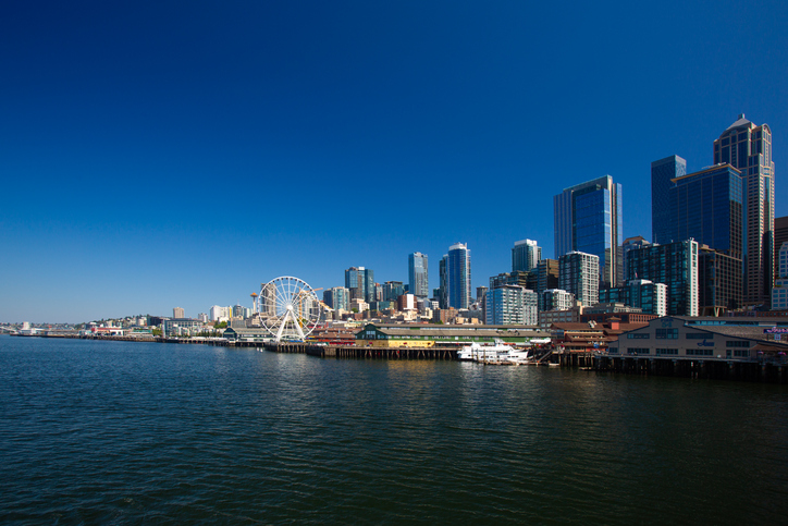 Seattle Cityscape from Elliott Bay