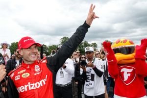 Will Power after winning at Road America