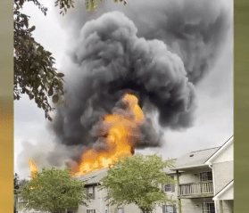 Apartment Fire in Anderson