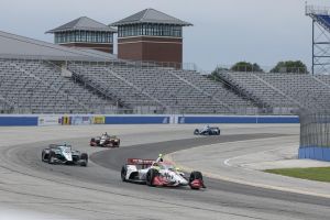 IndyCar Open test at Milwaukee Mile