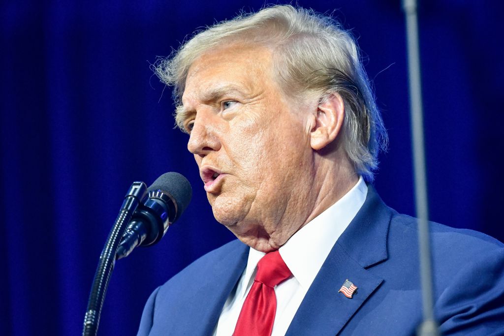 Trump visits black church in Detroit