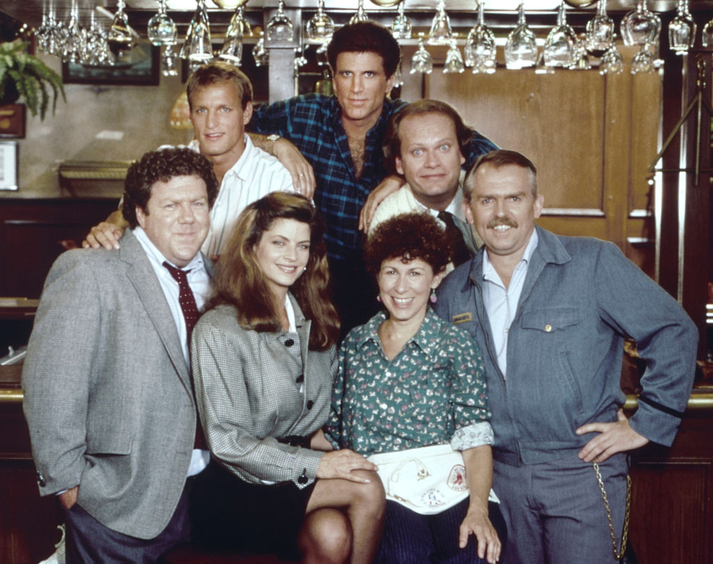 Cheers Cast Group Shot Season 1 Portrait Session 1983