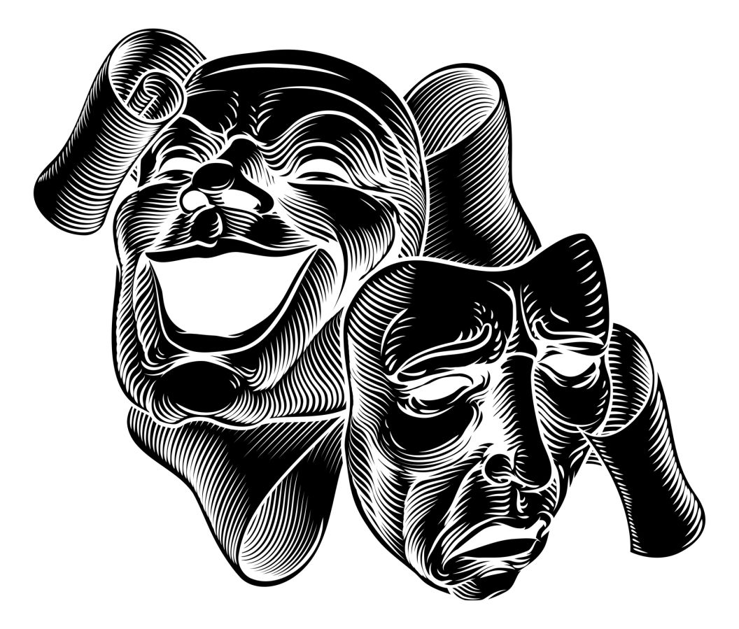 Theater Or Theatre Drama Comedy And Tragedy Masks