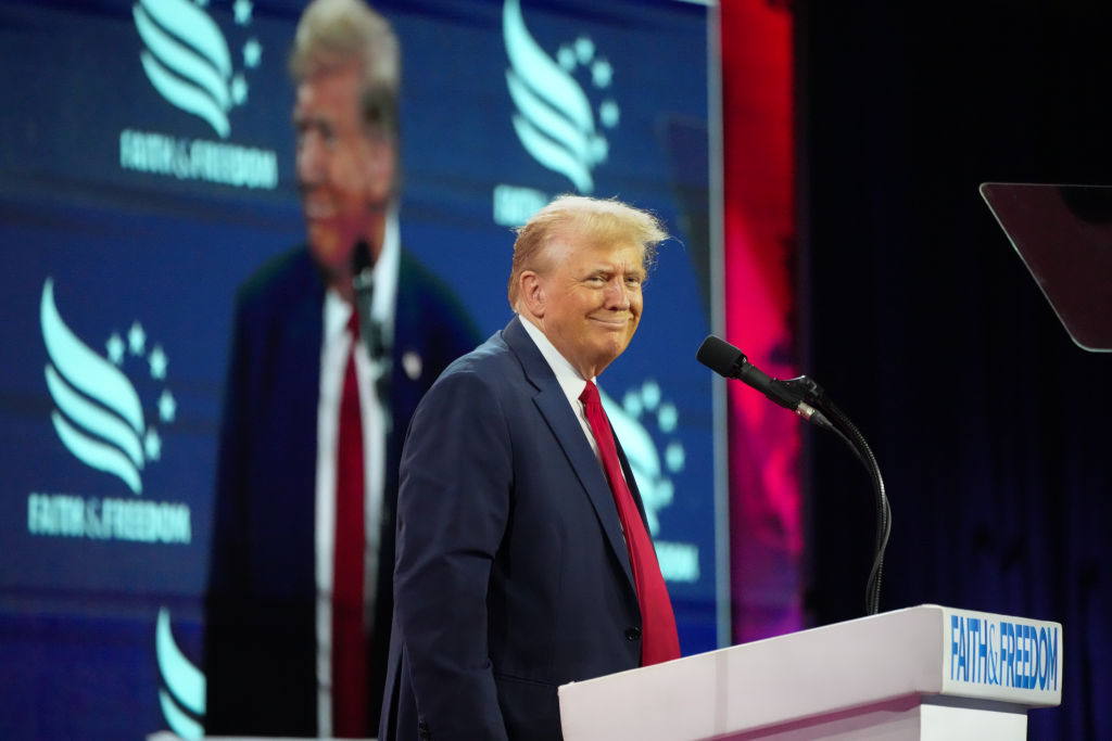 Donald Trump talks about the upcoming debate