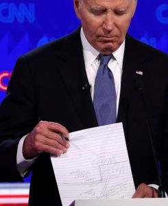 Donald Trump And Joe Biden Participate In First Presidential Debate