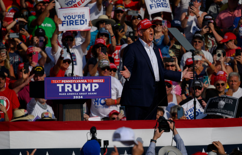 Donald Trump Holds A Campaign Rally In Butler, Pennsylvania