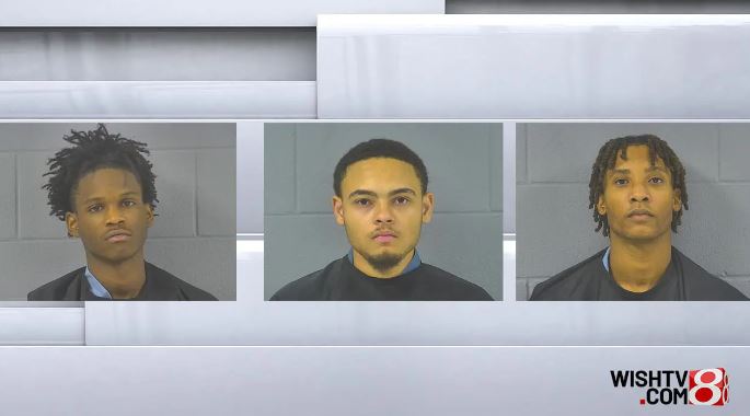 Shannon Hoskins, Quentin Lewis, Shia Baker, mugshots