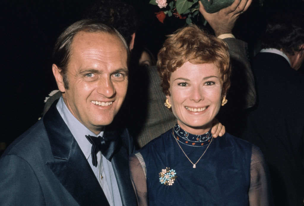 Bob Newhart attends a red carpet event with his wife Ginny Newhart