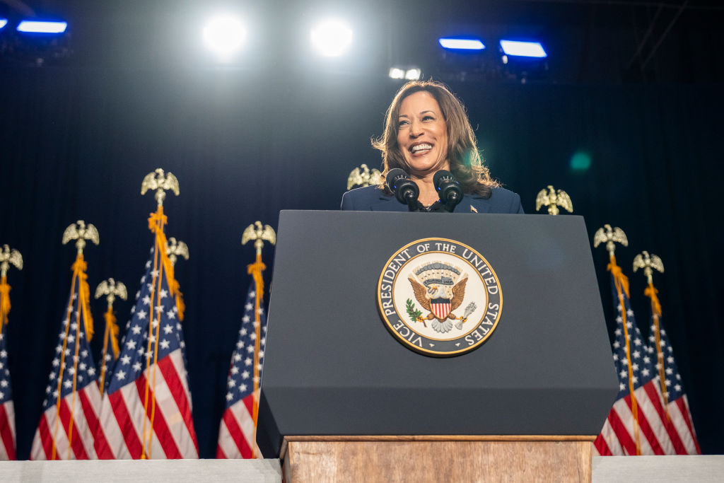Kamala's first rally speech