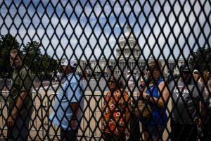 Security Fencing Goes Up Around U.S. Capitol Ahead Of Netanyahu Visit