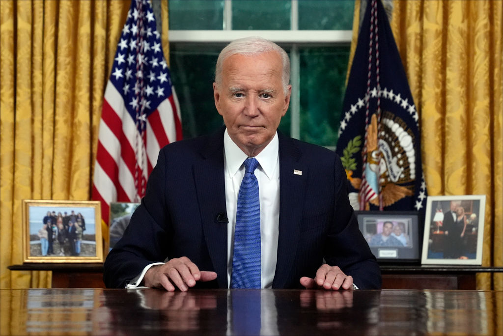 Biden does not explain why he's left the race