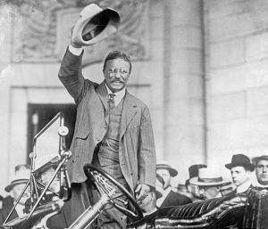 Teddy Roosevelt at Union Station, Washington, D.C. ca. May 1914