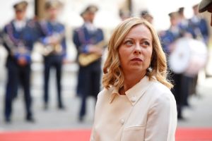 Giorgia Meloni meets the President of the State of Israel, Isaac Herzog