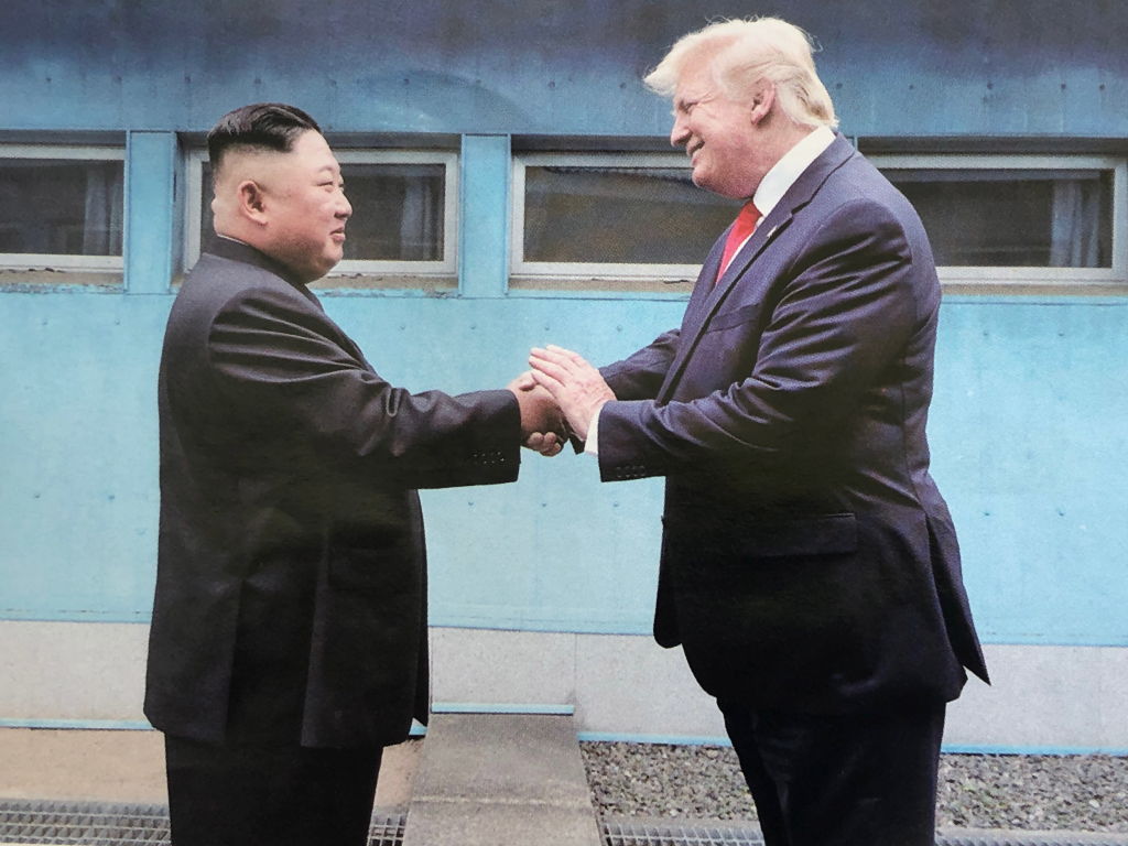 Dems say that Trump is afraid of Harris. It's laughable when you recall that Trump crossed into N Korea when meeting Kim Jong Un