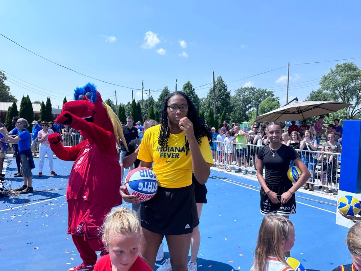 Photos from Pacers court dedication at the Indiana State Fair