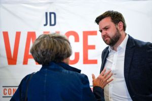 JD Vance Campaigns Ahead Of Ohio Senate Primary Election
