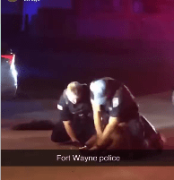 A police officer's actions are being questioned