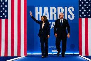 VP Kamala Harris Campaign Democratic vice presidential nominee Minnesota Governor Tim Walz