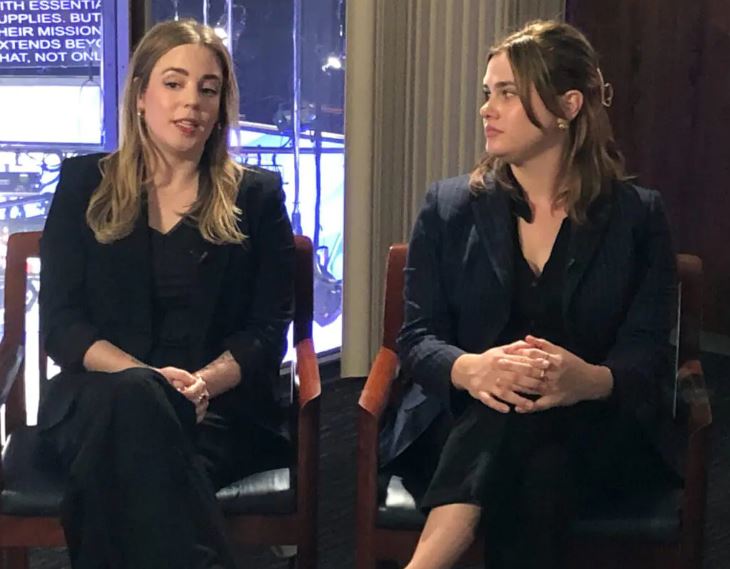 Lauren Roberts and Caroline Ellert