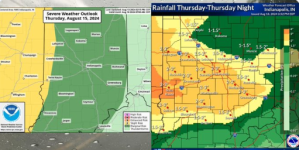 Rain on Thursday Night