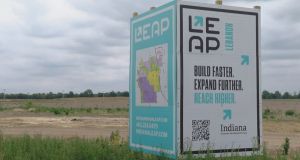 LEAP District sign