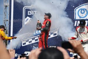 Will Power celebrates Portland