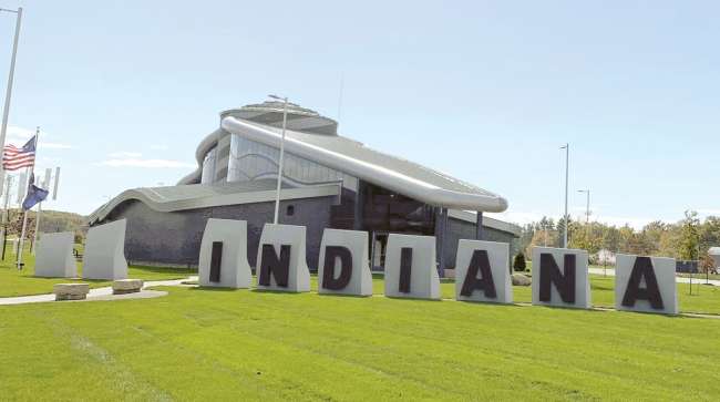 The new Kankakee Welcome Center in Indiana at mile marker 231 along Interstate 65 southbound in Jasper County. (INDOT: Northwest via Facebook)