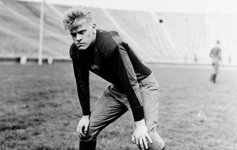 Gerald Ford in Football Garb