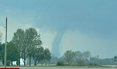 Landspout tornado