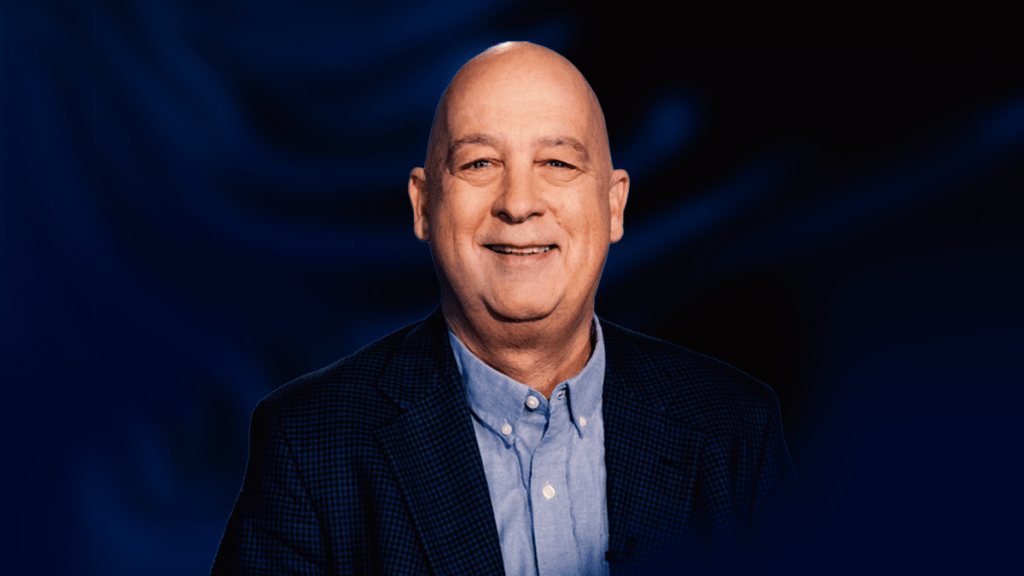 Scott Rasmussen using his photo from tv show on his