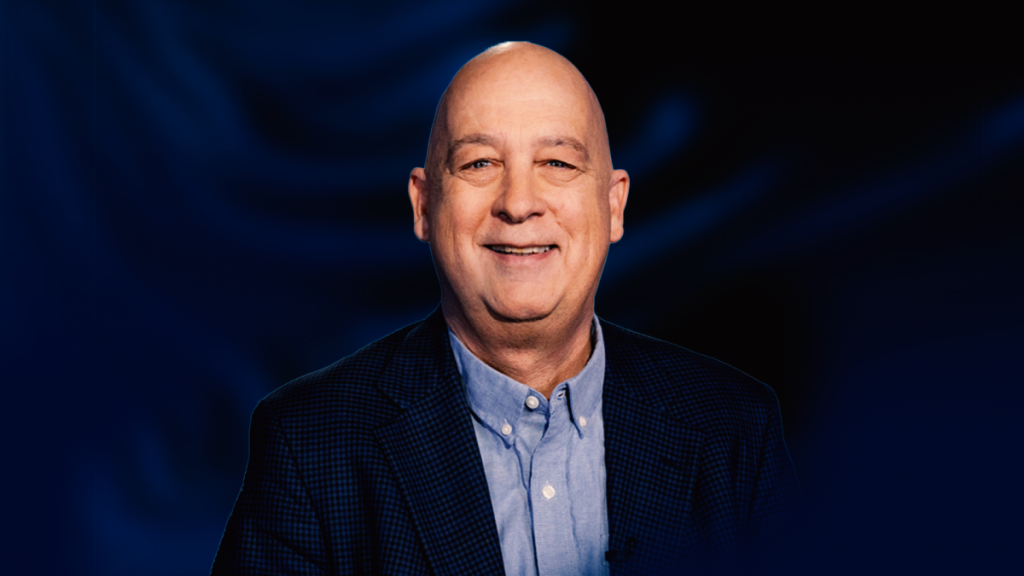 Scott Rasmussen using his photo from tv show on his
