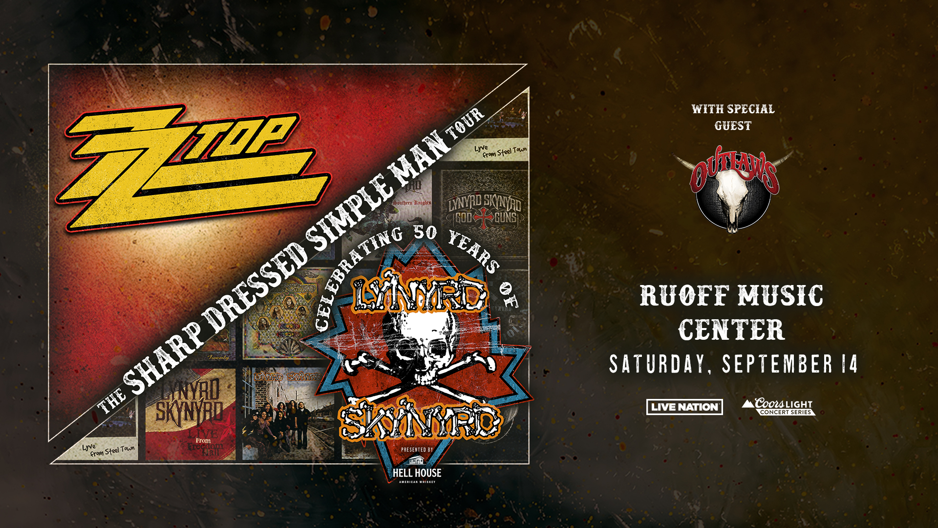 Get Tickets: LynyrdSkynyrd_ZZTop_2024_Regional_RuoffMusicCenter