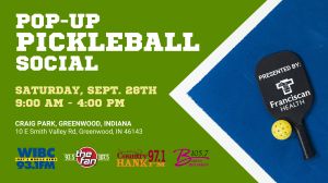pop-up pickleball social on 93.5 and 1075 the fan and others