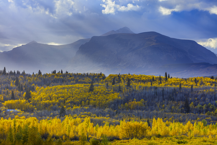Glacier National Park in Montana USA