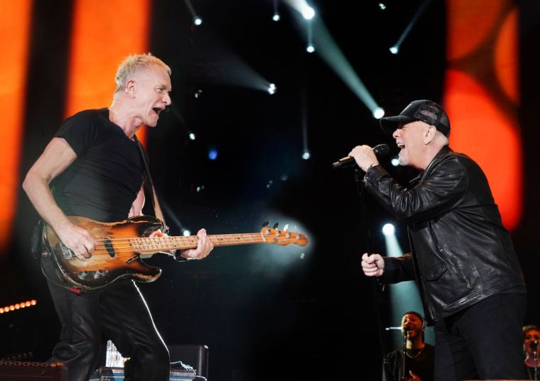 Billy Joel and Sting In Concert in Tampa, Florida