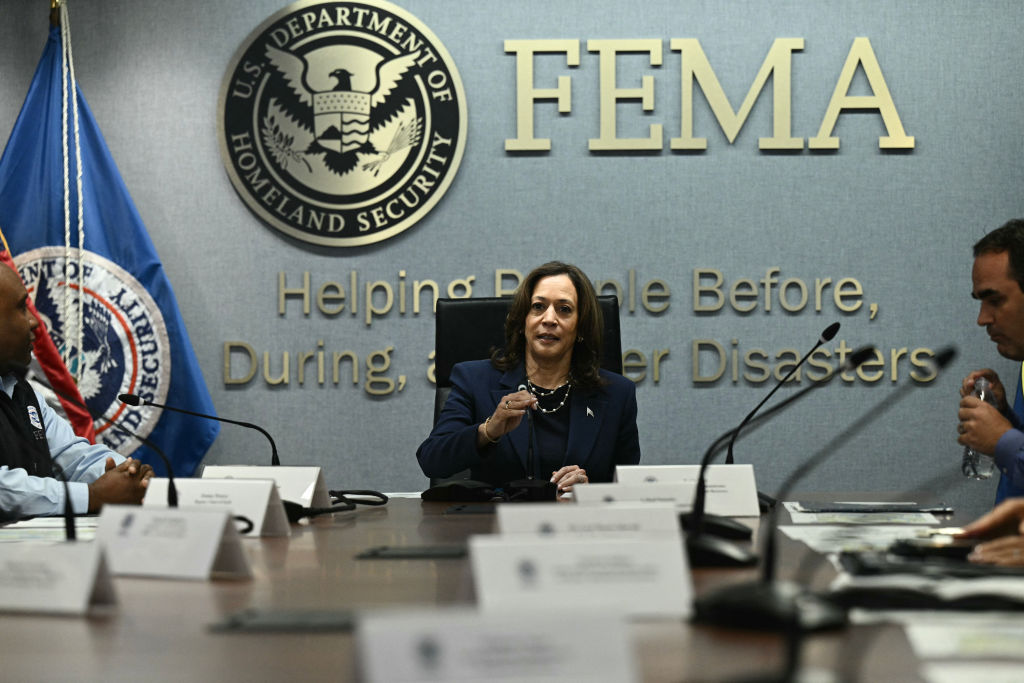 US-VOTE-POLITICS-HARRIS-FEMA-HELENE