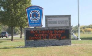 Madison Township sign