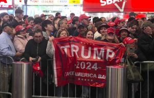 Republican candidate Trump holds rally in New York