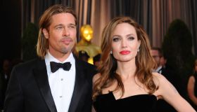 Angelina Jolie And Brad Pitt At Academy Awards