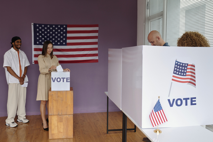 People Voting For Candidates During Election Day