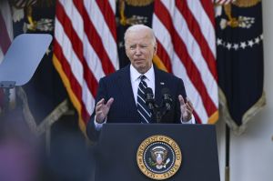 US President Joe Biden addresses to the nation